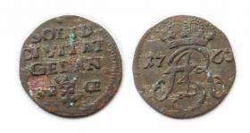 Obrazek dla: Szeląg 1763 August III Gdańsk