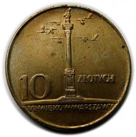 10 złotych 1966 Kolumna Zygmunta PRL