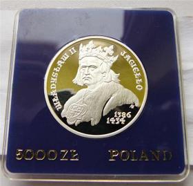 5000 złotych 1989 Władysław II Jagiełło
