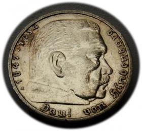 Obrazek dla: 5 marek 1935 Paul von Hindenburg / orzeł pruski Berlin