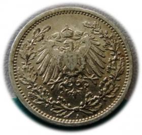 Obrazek 2 dla: 1/2 marki 1905 Berlin
