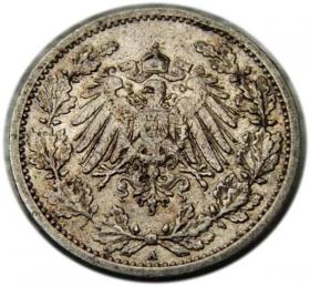 Obrazek 2 dla: 1/2 marki 1908 A Berlin