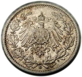 Obrazek 2 dla: 1/2 marki 1908 Karlsruhe