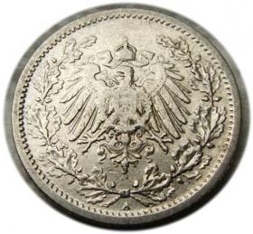 Obrazek 2 dla: 1/2 marki 1909 A Berlin