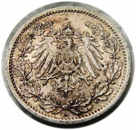 Obrazek 2 dla: 1/2 marki 1913 A Berlin