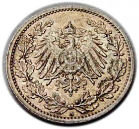 Obrazek 2 dla: 1/2 marki 1913 A Berlin