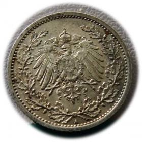 Obrazek 2 dla: 1/2 marki 1913 A Berlin