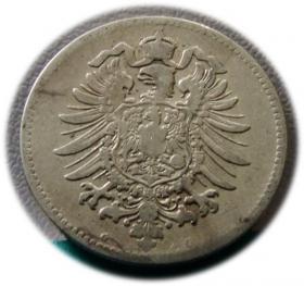 Obrazek 2 dla: 1 marka 1875 G Karlsruhe 