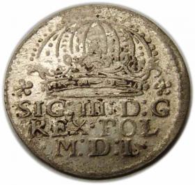 Obrazek dla: Grosz 1611 Zygmunt III Waza Kraków