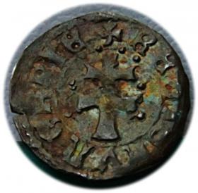 Obrazek 2 dla: Denar Ludwik I Węgierski