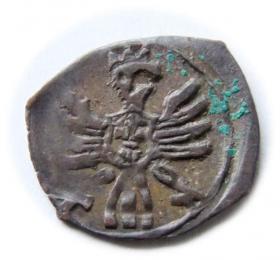 Obrazek 2 dla: Denar 1606 Zygmunt III Waza Poznań