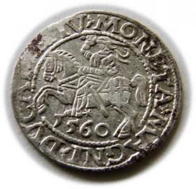 Obrazek dla: Półgrosz 1560 Zygmunt II August Wilno