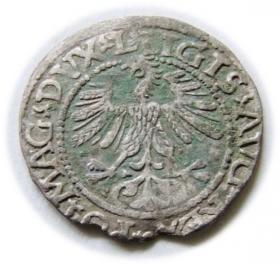 Obrazek 2 dla: Półgrosz 1561 Zygmunt II August Wilno