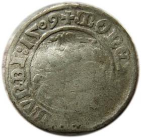 Obrazek dla: Półgrosz 1509 Zygmunt I Stary Wilno