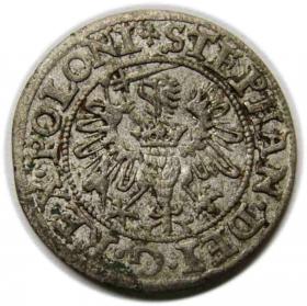 Obrazek 2 dla: Szeląg 1578 Stefan Batory Gdańsk