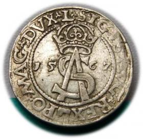 Obrazek dla: Trojak 1562 Zygmunt II August Wilno