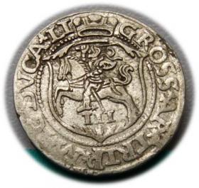 Obrazek 2 dla: Trojak 1562 Zygmunt II August Wilno