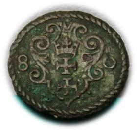 Obrazek dla: Denar 1580 Stefan Batory Gdańsk