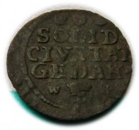 Obrazek dla: Szeląg 1753 August III Gdańsk 