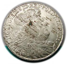 Obrazek dla: Ort 1755 August III Lipsk 