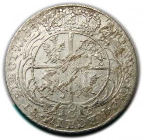 Obrazek 2 dla: Ort 1755 August III Lipsk 