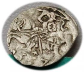 Obrazek dla: Denar 1557 Zygmunt II August Wilno