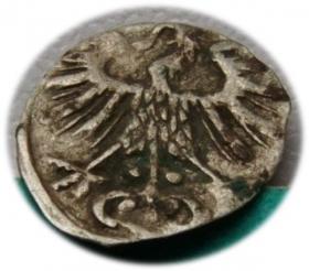 Obrazek 2 dla: Denar 1557 Zygmunt II August Wilno