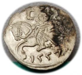 Obrazek dla: Denar 1557 Zygmunt II August Wilno