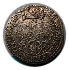 Obrazek 2 dla: Szóstak 1599 Zygmunt III Waza Malbork