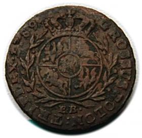 Obrazek 2 dla: Trojak 1789 Stanisław August Poniatowski Warszawa