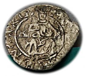 Obrazek dla: Denar 1576 Maksymilian II Habsburg Węgry