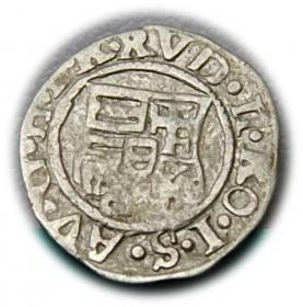 Obrazek 2 dla: Denar 1580 Rudolf II Habsburg Węgry