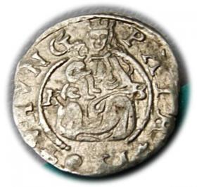 Obrazek dla: Denar 1584 Rudolf II Habsburg Węgry