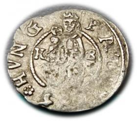 Obrazek dla: Denar 1585 Rudolf II Habsburg Węgry