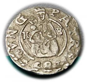 Obrazek dla: Denar 1585 Rudolf II Habsburg Węgry