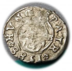 Obrazek dla: Denar 1588 Rudolf II Habsburg Węgry