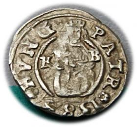 Obrazek dla: Denar 1588 Rudolf II Habsburg Węgry