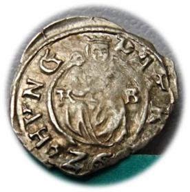 Obrazek dla: Denar 1592 Rudolf II Habsburg Węgry