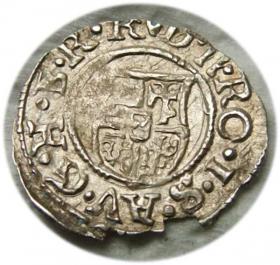 Obrazek 2 dla: Denar 1596 Rudolf II Habsburg Węgry