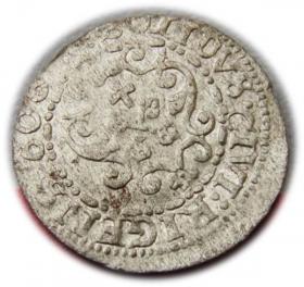 Obrazek 2 dla: Szeląg 1606 Zygmunt III Waza Ryga