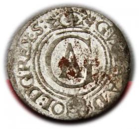 Obrazek dla: Szeląg 1625 Gustaw Adolf Ryga