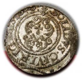 Obrazek 2 dla: Szeląg 1625 Gustaw Adolf Ryga