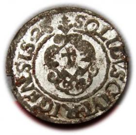 Obrazek 2 dla: Szeląg 1626 Gustaw Adolf Ryga