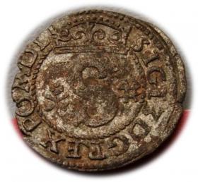 Obrazek dla: Szeląg 1595 Zygmunt III Waza Wschowa