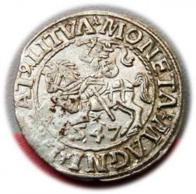 Obrazek dla: Półgrosz 1547 Zygmunt II August Wilno