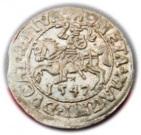 Obrazek dla: Półgrosz 1547 Zygmunt II August Wilno