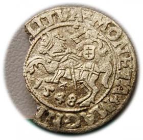 Obrazek dla: Półgrosz 1548 Zygmunt II August Wilno