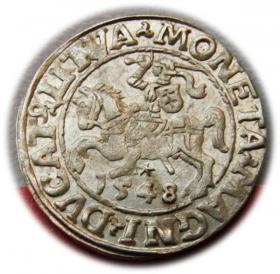 Obrazek dla: Półgrosz 1548 Zygmunt II August Wilno