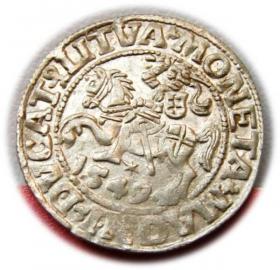 Obrazek dla: Półgrosz 1549 Zygmunt II August Wilno