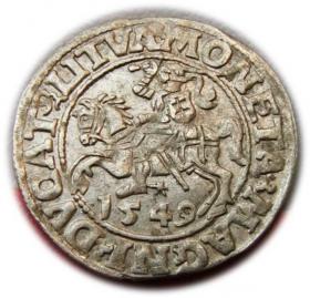 Obrazek dla: Półgrosz 1549 Zygmunt II August Wilno